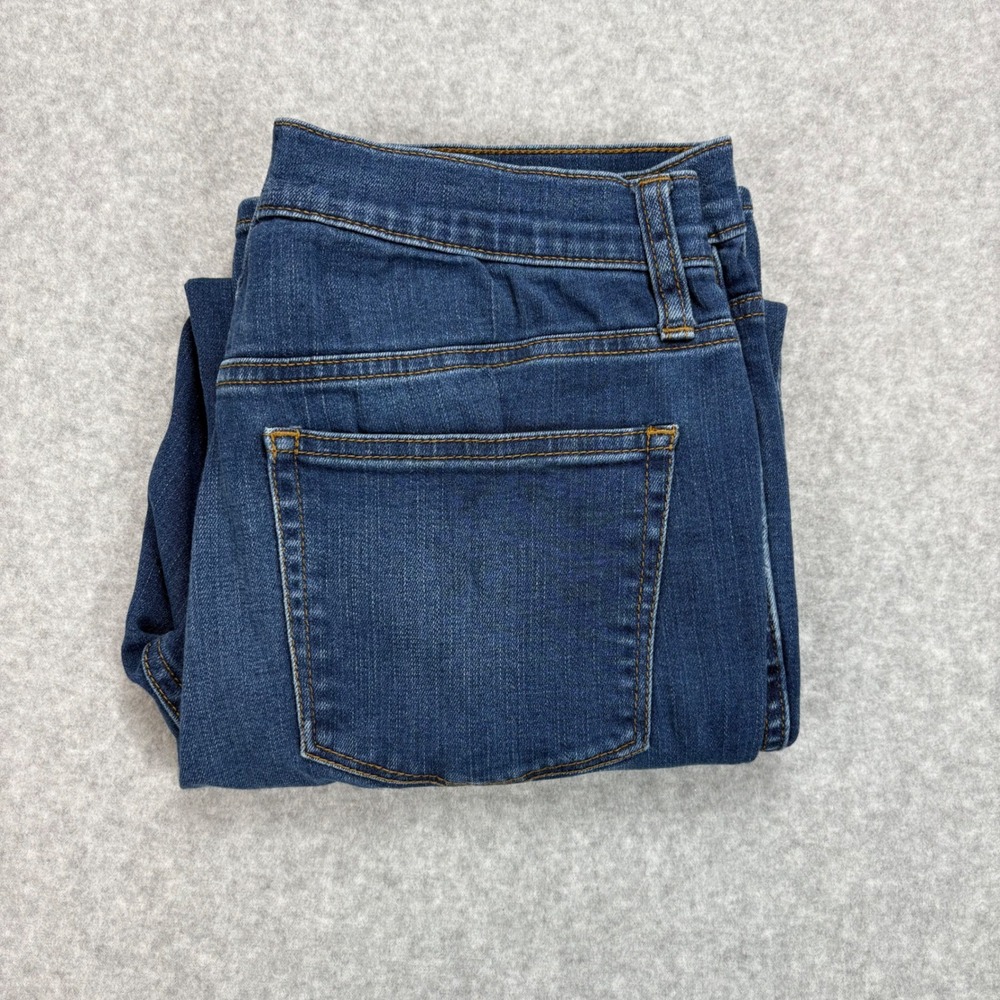 J Crew Jeans Womens 28 Blue Vintage High Rise Straight Jeans Button Fly Downtown
